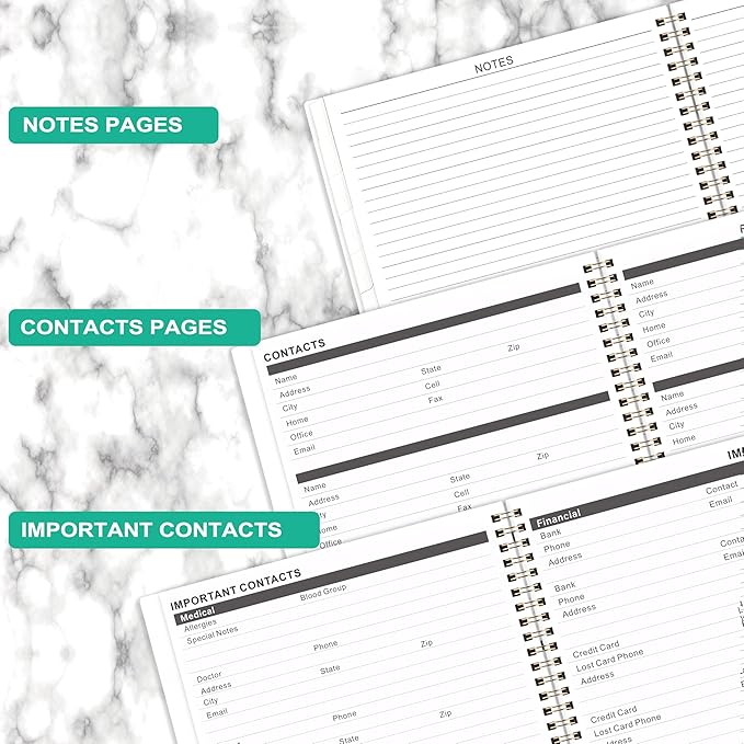 Monthly Planner 2026-2028, Planner 2026-2028, July 2026 - June 2028, 8.5“ x 11” with Ample Blocks and 2 Years Monthly Tabs