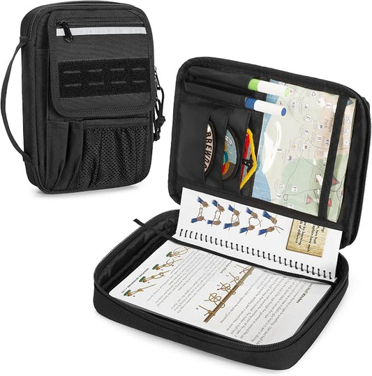 Damero Handbook Cover Compatible with BoyScouts Handbook, Book Sleeve Protector for BoyScouts Manuals