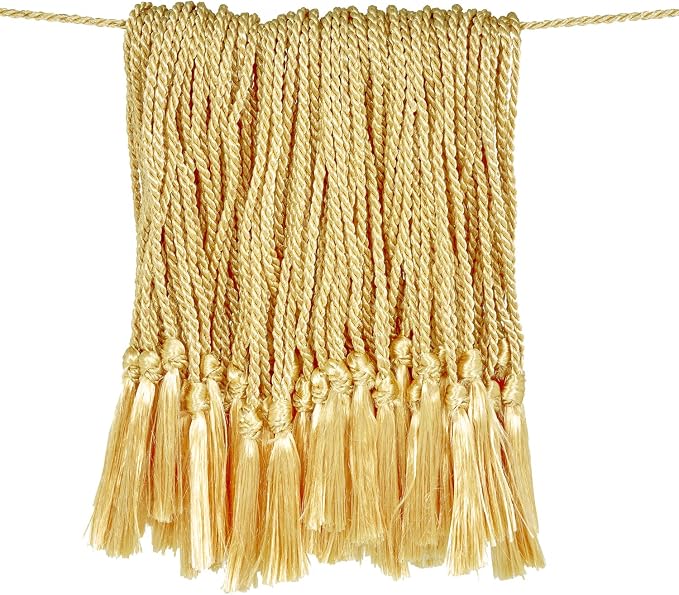 Tassel Depot 100 Floss Bookmark Tassels - Old Gold