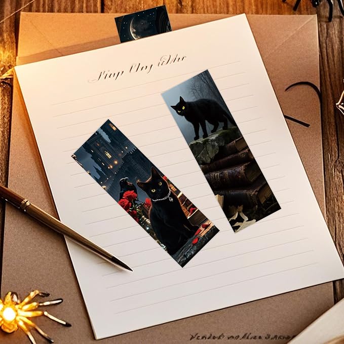 Dark Romance Bookmarks, 100 Pcs Gothic Romantasy Tarot Book Marker Page Clips, Ideal for Dark Romance Fantasy Readers Gothic Enthusiasts Book Lovers Book Club Gifts Journaling Supplies