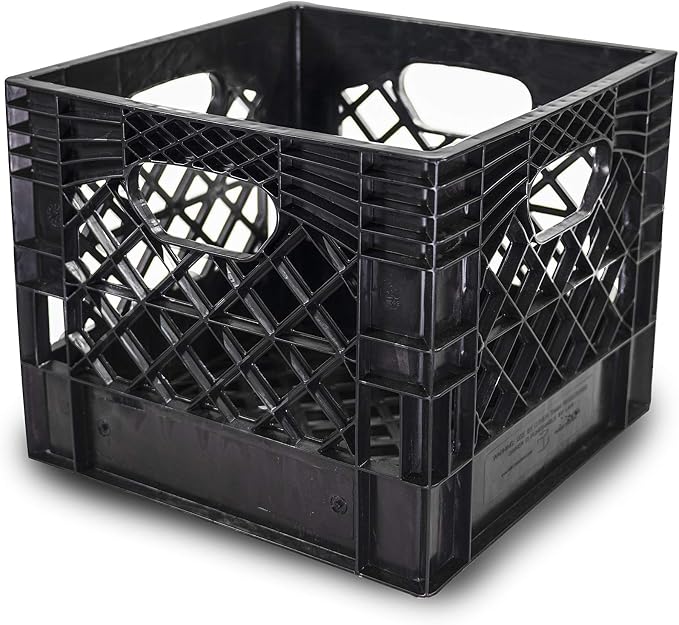 AutoExec Milk Crate Vehicle and Mobile Office Work Station with Apron Organizer, Laptop Tray and Phone Mount