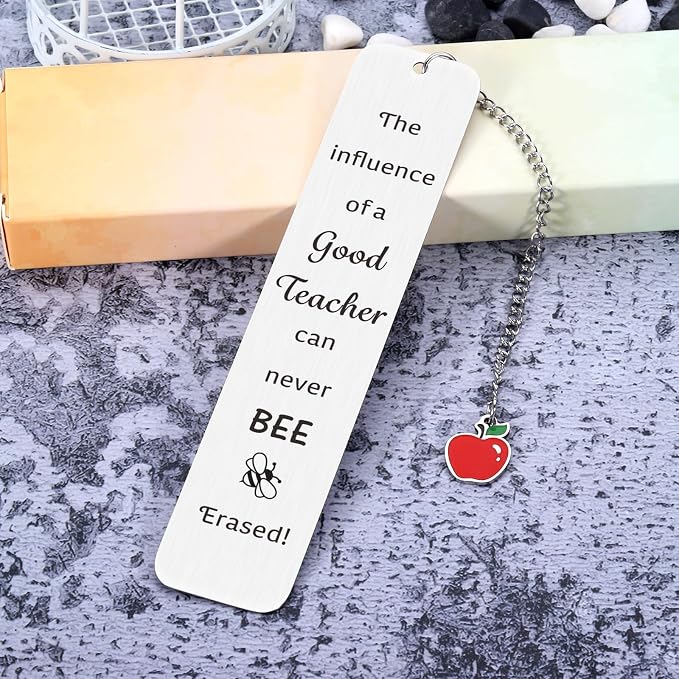 Teachers Valentines Day Gift Bookmark - Appreciation Gifts for Teacher Women Men Thank You Bookamrk from Kindergarten Primary Middle High School Students Boys Girls, Teacher Valentine Gift