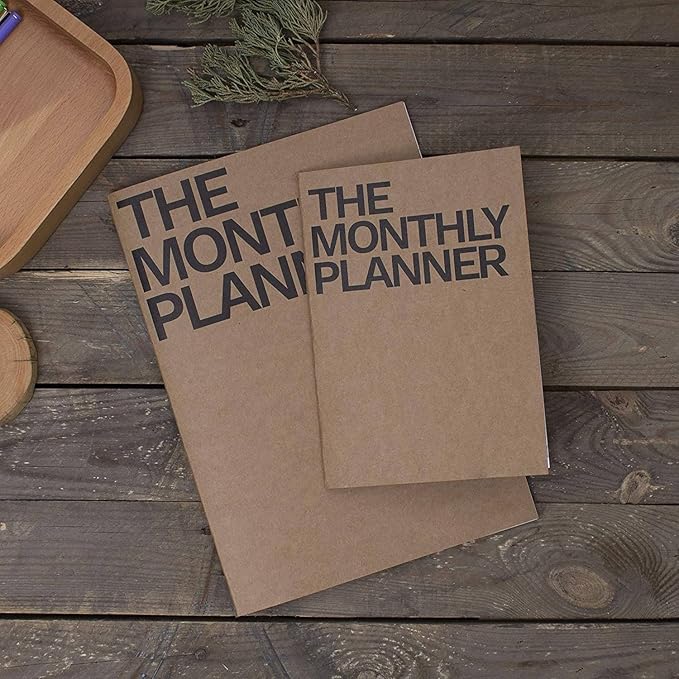 The Monthly Planner Undated (Medium x 2 Pack)