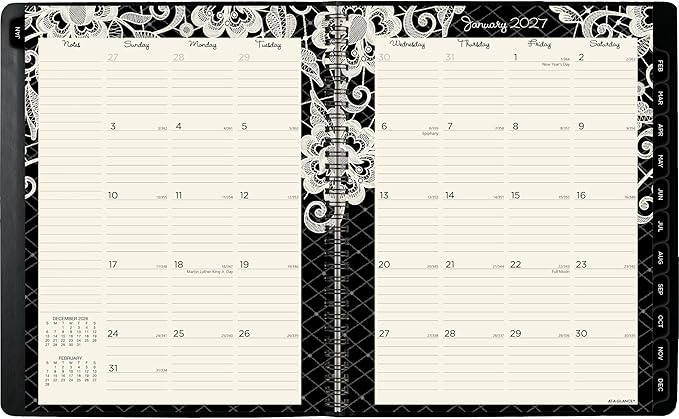 AT-A-GLANCE 2027 Appointment Book Planner, Weekly & Monthly, 13-Month Jan-Jan, 8.5" x 11", Hourly, Lacey (541-905-27)