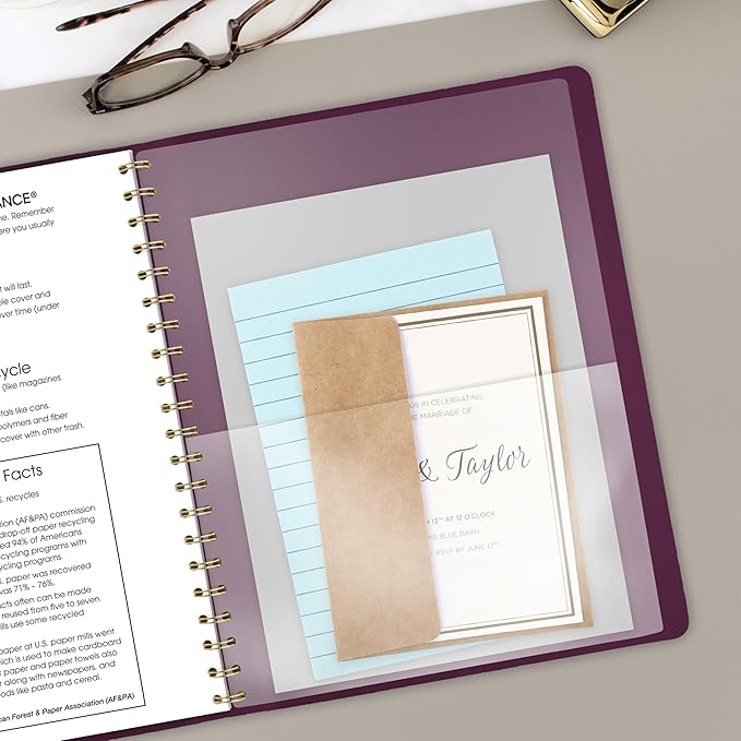 AT-A-GLANCE 2027 Appointment Book Planner, Weekly & Monthly, 8.25" x 11", Half-Hourly, Contemporary, Purple (70940X1427)