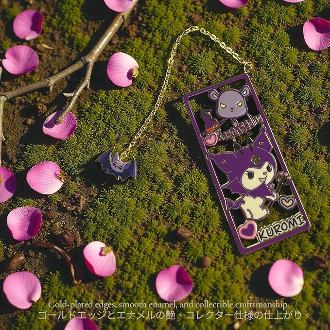 Anime Bookmark Gojo Satoru Metal Bookmark with Chain Japanese Style Manga Accessories Otaku Collectible Reading Gift Anime Gifts Gojo Gifts Book Lover Present Japanese Anime Merch (Demon)
