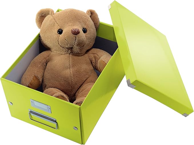 Leitz A5 Storage Box, Click and Store Range 60430001 - Small, White Storage Box A4