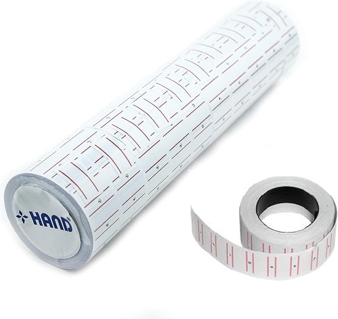 20 Rolls Price Gun Label Paper – 12,000 Pieces of Labels