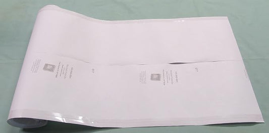 20 Yard Roll 10" Brodart Lo-Luster Book Jacket Covers - Center-Loading, Clear, Mylar, Adjustable