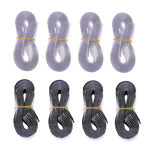 4set Strong Back-Glue Self-Adhesive Tape Double-Sided Fixing Strips for Daily Organizing Durable and Practical Adhesive Hook Strap for Home Office and DIY Projects