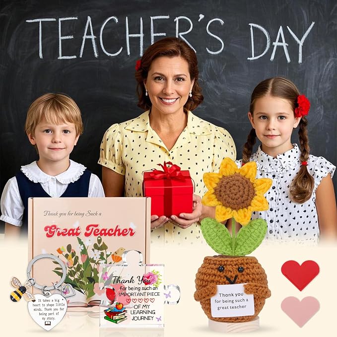 AZKRWFLM Appreciation Gifts for Teacher Women, 2026 Thoughtful Gift Box Set for Teachers, for Teacher Appreciation Week, Valentines Day Gifts, Last Day of School Gifts,