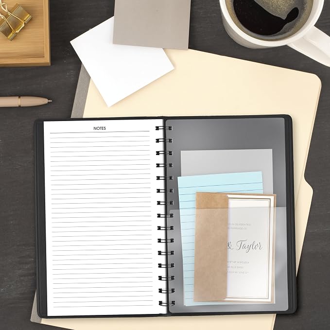 AT-A-GLANCE 2027 Appointment Book Planner, Daily, 5" x 8", 24-Hour, Black (702030527)