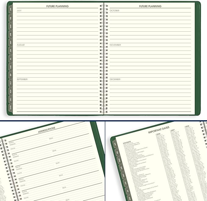 AT-A-GLANCE 2026 Planner, Monthly, 9" x 11", Large, Recycled, Green (70260G6026)