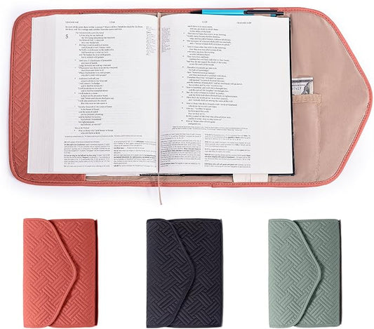 APLUFINE Reusable Book Cover with Magnet Closure - Adjustable Book Sleeve for Book Lovers Gift - Book Protector for Paperback -Book Covers for Hardcover - Book Pouch - Book Carrier