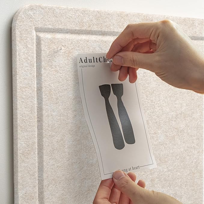 Lightomorrow Large Bulletin Board - 72 x 48 Inches, Decorative Felt Pin Board for Wall - 6' x 4' Foldable Photo Display Board with Self-Adhesive Tape, Includes 20 Push Pins - Oatmeal