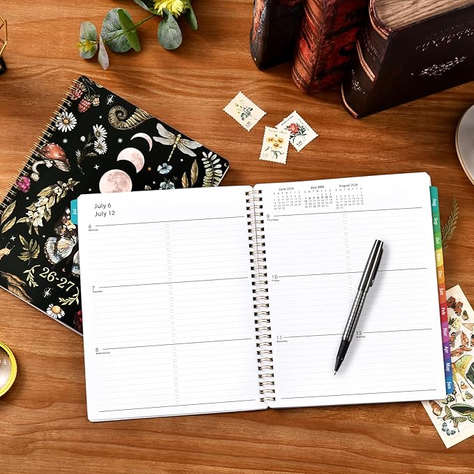 Planner 2026-2027 - Academic Planner from July 2026 - June 2027, 8" x 10" 2026-2027 Academic Planner Weekly & Monthly with Monthly Tabs, Perfect Organizer