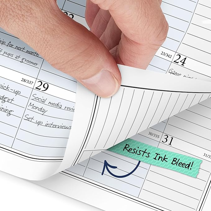 AT-A-GLANCE 2027 Planner Refill, Weekly & Monthly, 5.5" x 8.5", Desk Size 4, Tabbed, 7-Ring Loose-Leaf, Zenscapes (281-285Y-27)