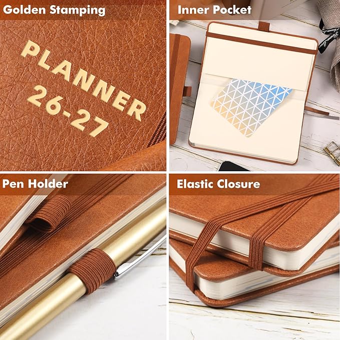 2026-2027 Pocket Calendar - 2026-2027 Pocket Planner from Jul. 2026 to Jun. 2027, Academic Planner for Purse, 6.4'' x 3.8"
