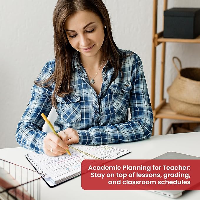 Planner 2026–2027, Weekly & Monthly Academic Organizer for School Year, Jul 2026–Jun 2027, Hardcover Planner with Tabs, Back to School Essential, 6.3" x 8.5", Night Garland