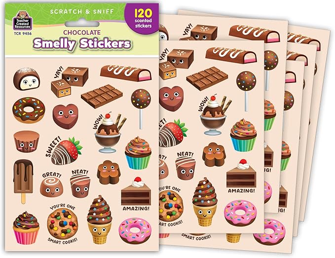 Teacher Created Resources Chocolate Smelly Stickers (TCR9456)