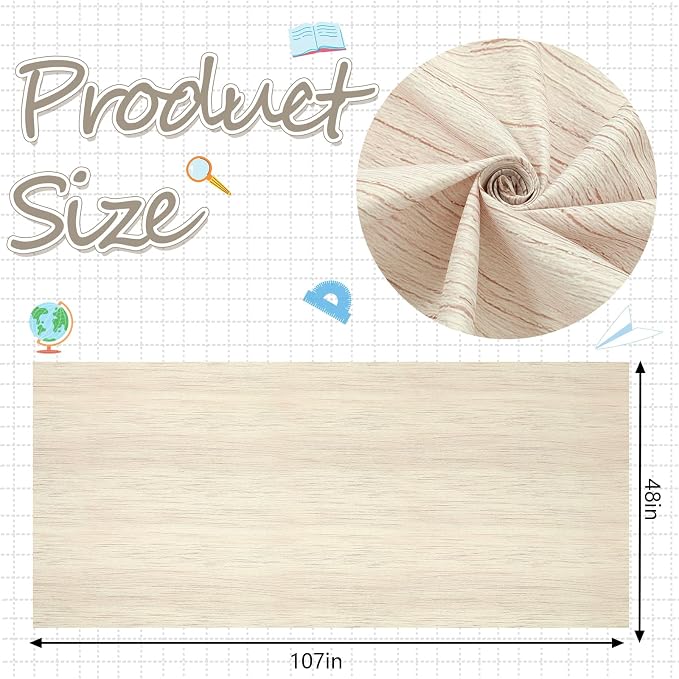 Mindsoft Bulletin Board Paper 48'' x 107'' Class Boards for Classroom Bulletin Boards Everyone is Welcome Classroom Board Decor Pillows Curtains Crafts(White Shiplap,1 Pc)