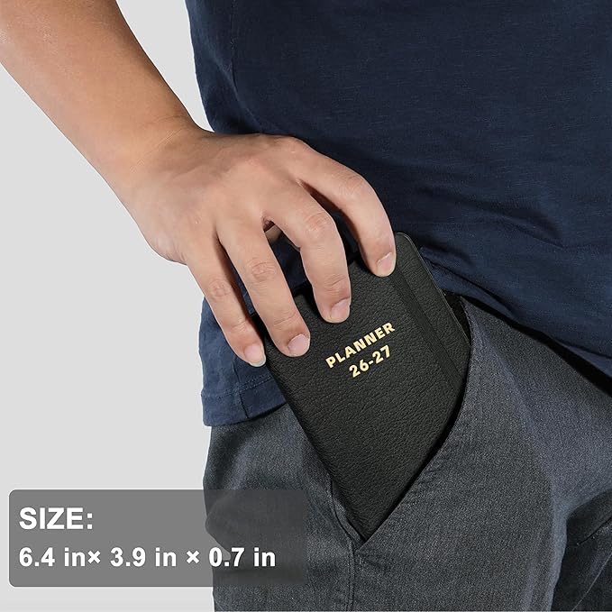Pocket Planner 2026-2027 - 2026-2027 Pocket Calendar for Purse, Jul. 2026 - Jun. 2027, 6.4'' x 3.8''