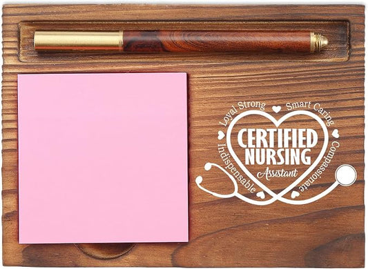 Certified Nursing Assistant Appreciation Gifts Inspirational Quote Healthcare Worker Medical Student Graduation Nursing Nurse Week Thank You Gift CNA Desk Self Stick Note Pad Holders EDP209