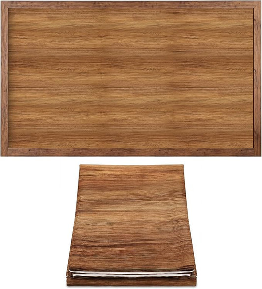 Mindsoft Bulletin Board Paper 48'' x 107'' Class Boards for Classroom Bulletin Boards Everyone is Welcome Classroom Board Decor Pillows Curtains Crafts(1 Pc,Wood Grain)