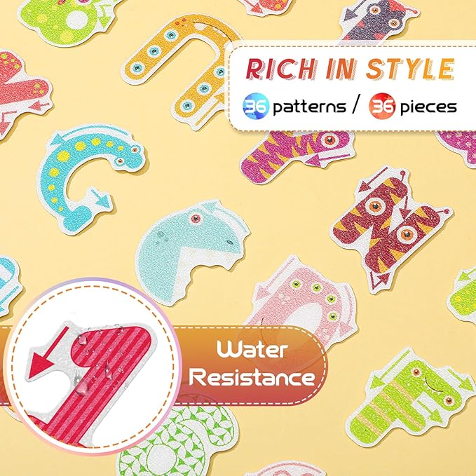 Gersoniel 36 Pcs Anxiety Sensory Stickers Strips Adhesive Textured Mental Health Calm Stickers Mindfulness Fidget Decals Stress Anxiety Relief Items for Therapy Office Desk(Letters and Number)