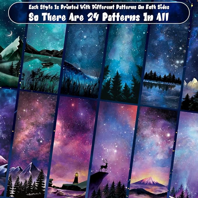 60 Pcs Personalised Space Starry Night Bookmarks, Bulk Book Marks,Unique Zodiac Constellaion Bookmark for Book Lovers,Cool Bulk Bookmarks for Students Adults Children Teachers Reading VBS Theme Gifts