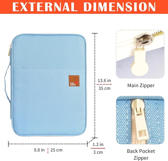 Lanola A4 Document Bags Portfolio Waterproof Business File Holder Travel Gear Organizer Electronics Accessories Bag