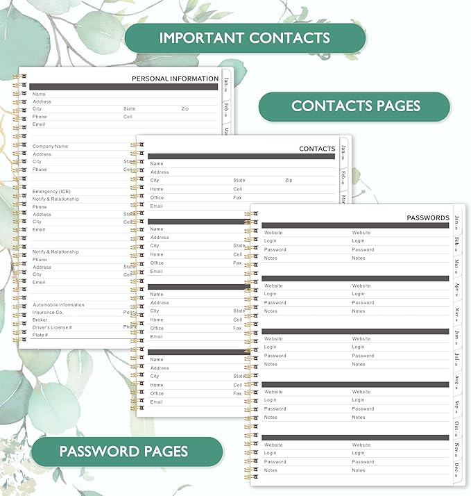 2026-2028 Monthly Planner - Monthly Planner 2026-2028 from Jul. 2026 to Jun. 2028, 8.5" x 11", 2 Years Planners Calendar with 24 Months Tabs and Back Pocket, Perfect for Organize
