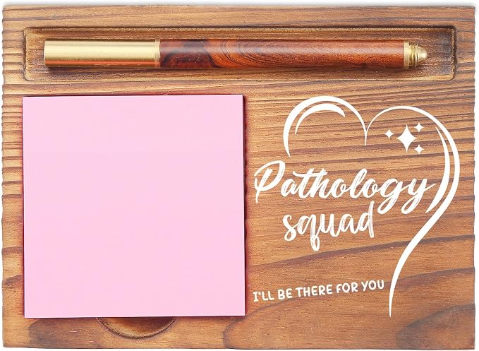 Pathology Squad Desk Organizer, Inspirational Sticky Note Holder, I'll Be There for You, Gifts for Pathologists, Medical Staff, and Lab Workers EDP136