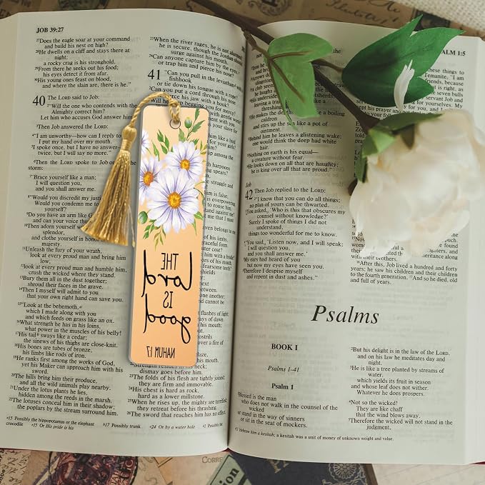 Bible UV DTF Bookmark Wraps - 24 Sheets Christian Inspirational Quotes Acrylic Blank Bookmark UV DTF Sticker, Orchid Rose Waterproof Transfer Sticker Decals Decoration Gift for Gift