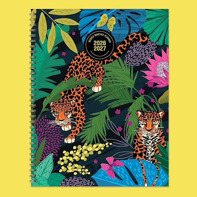 TF Publishing July 2026 - June 2027 In the Jungle Large Weekly Monthly Planner