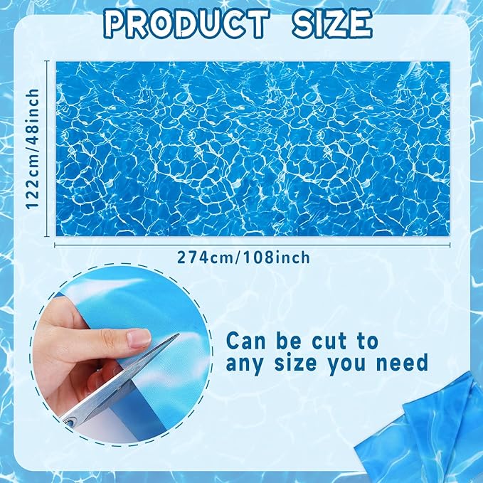 CHUNNIN Under The Sea Bulletin Board Decoration Ocean Theme Bulletin Board Background Creative Classroom Decor Arts Crafts Classroom Home Wall Decor Education Back to School Display Supplies