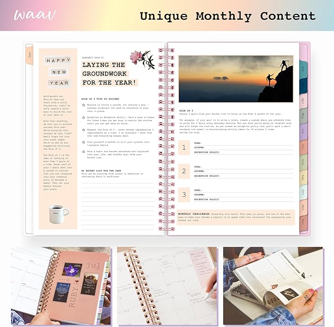 Blue Sky WAAV Planning Calendar Notes, Gloria, Weekly/Monthly Layout, Safety Wirebound (Laura- 2026, 5.875" x 8.625")