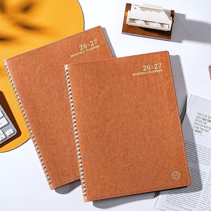 Monthly Planner 2026-2027 - 18 Months Planner 2026-2027 from July 2026 to December 2027, 8.86'' x 11.4'' with Coated Tabs, Inner Pocket