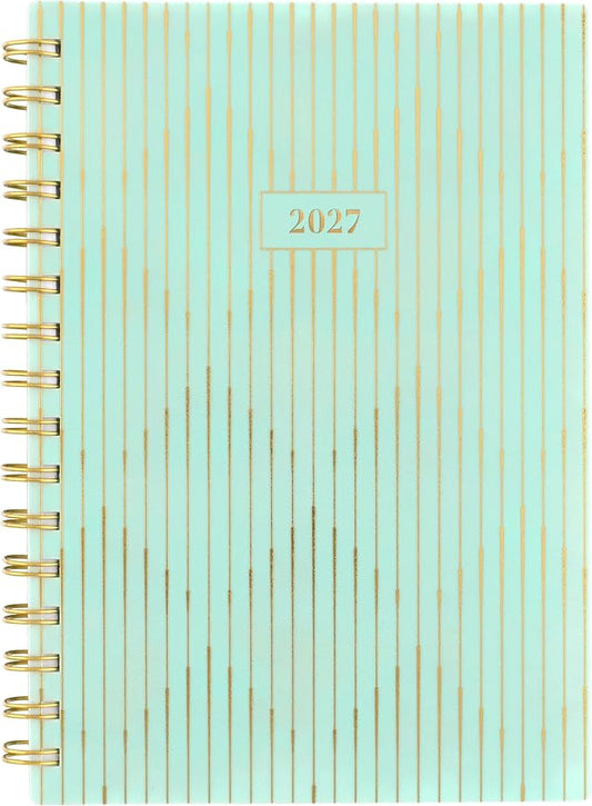 Mead Cambridge 2027 Planner, Weekly & Monthly, 5.5" x 8.5", Glimmer (1843-200-27)