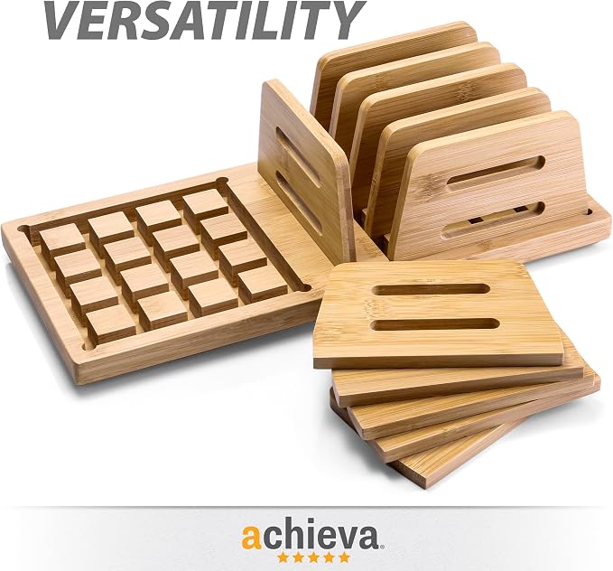 Achieva Bamboo Small Adjustable File Sorter (71003)
