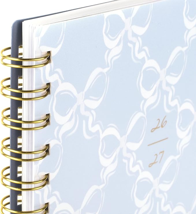 Cambridge Planner 2026-2027 Weekly & Monthly Academic 12-Month July-June, 5-1/2" x 8-1/2", Leah Bisch, Bow Trellis (LB52-200A)
