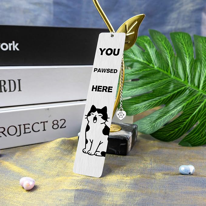 Cat Gifts for Women Cat Lover Gifts for Women Men Readers Cute Bookmarks for Woman Teens Girl Boy Birthday Gift for Book Lovers Bookish Gift Reading Accessories