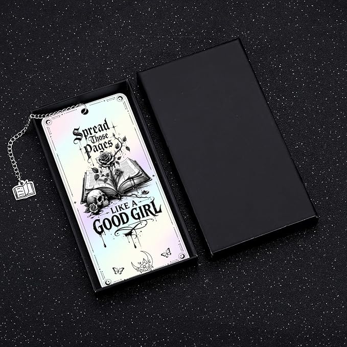 Dark Romance Merch Horror Bookmarks Book Lovers Gifts for Reading Girl Funny Bookmark for Women Girlfriend Book Marks for Reading Women Girls Birthday Anniversary Valentines Day Gift for Her Good Girl