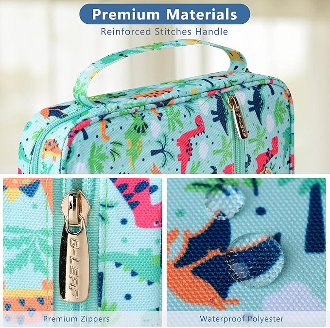 G-LEAF Bible Cover Case/Book Cover Floral Pattern with Handle Fits for Standard Size Bible, 9 x 6.3 x 2.4 in