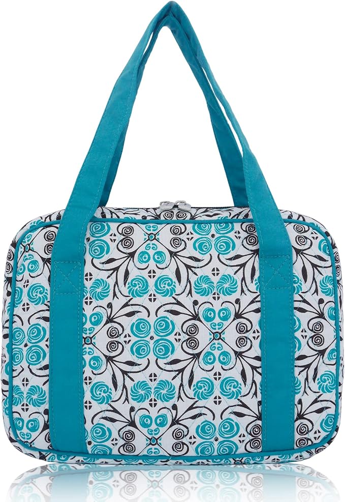 DIWI Quilted Cotton Bible Cover Bible Tote Book Bag Extra Large Sizes 11.25 X 8.25 X 2.75 Inches (XL, C2 Green Lollipops)