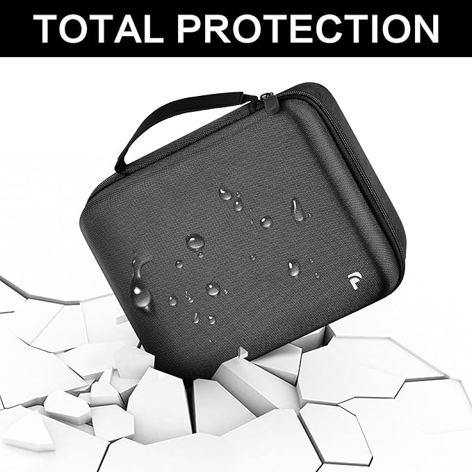 PAIYULE Case Compatible with DYMO Label Maker LabelManager 160/280 Portable Label Maker, Tag Printer Storage Organizer for AC Adapter, Tape Cartirdges and More Accessories(Box Only) Black