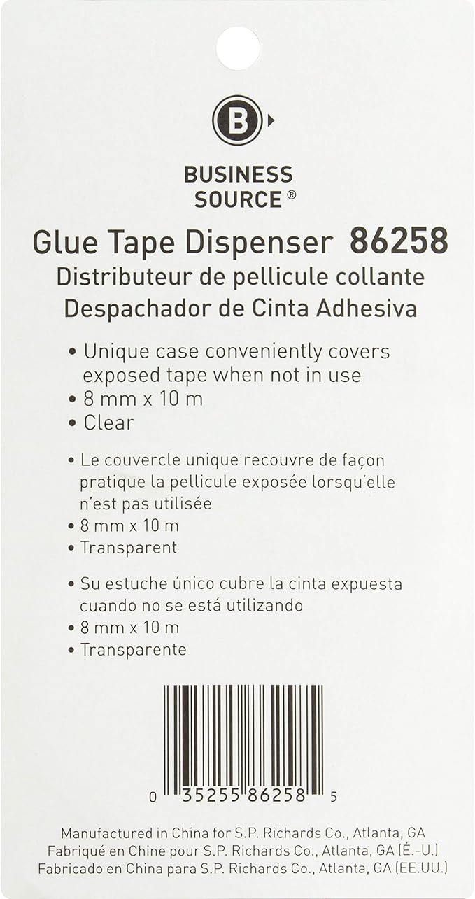 Business Source Double-Sided Tape, Clear (86258)