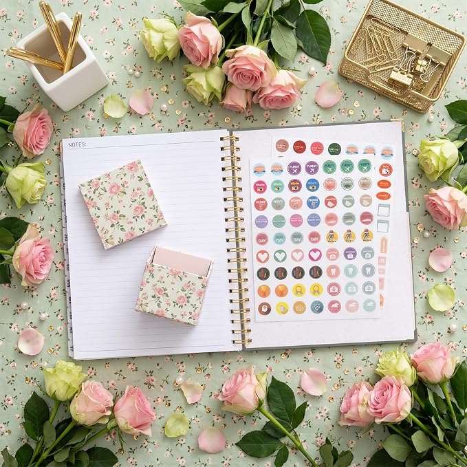 Planner 2026-2027, Weekly and Monthly Academic Planner, Jul 2026 - Jul 2027, 8.5"x11" Large Hardcover Daily Planner Calendar with Tabs for Women, Year Planning Agenda for Teacher and Student (Green)