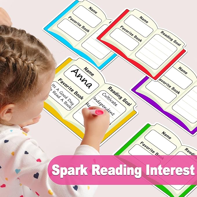 Colorful Reading Bulletin Board Decorations Its a Good Day to Read a Book Bulletin Board Back to School Books Cutouts Reading Classroom Decor for Home Library Preschool Chalkboard Wall Supplies