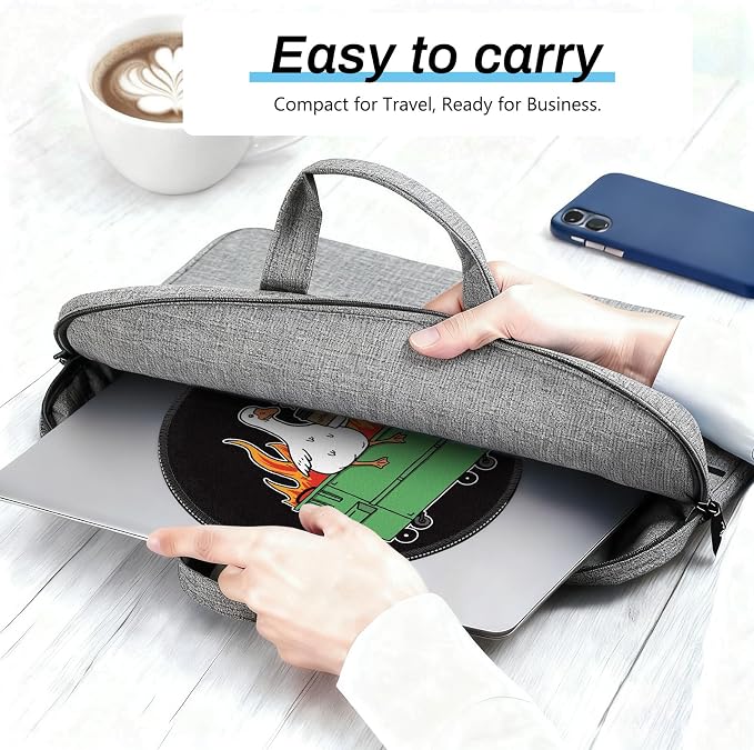 Gctriki Funny Goose Mouse Pad - 8.6 Inch Round Non-Slip Office Desk Mat, Cute Humorous Gift for Coworkers Boss, Premium Stitched Washable Mousepad for Computer Laptop Office Desk Accessories